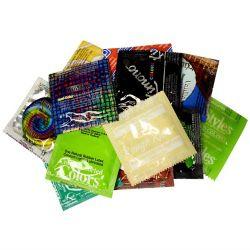 colored condoms variety